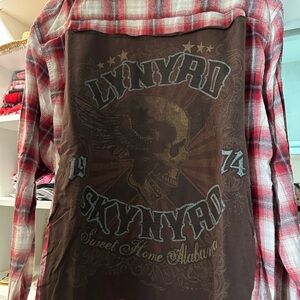 Modern Vintage Red Plaid Men's Shirt